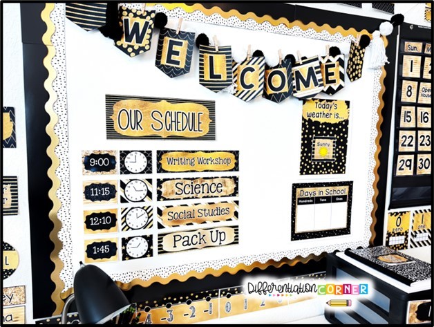 black and gold classroom theme harry potter classroom harry potter class room hollywood theme classroom door decorations black and gold classroom decorations hollywood classroom