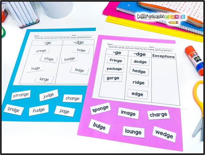 dge words ending ge and dge words ge dge words worksheets dge words with pictures dge and ge worksheets