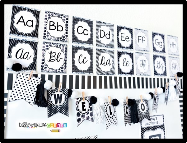 black and white classroom decor black and white classroom decorations classroom black and white classroom decor theme ideas polka dot classroom decor theme