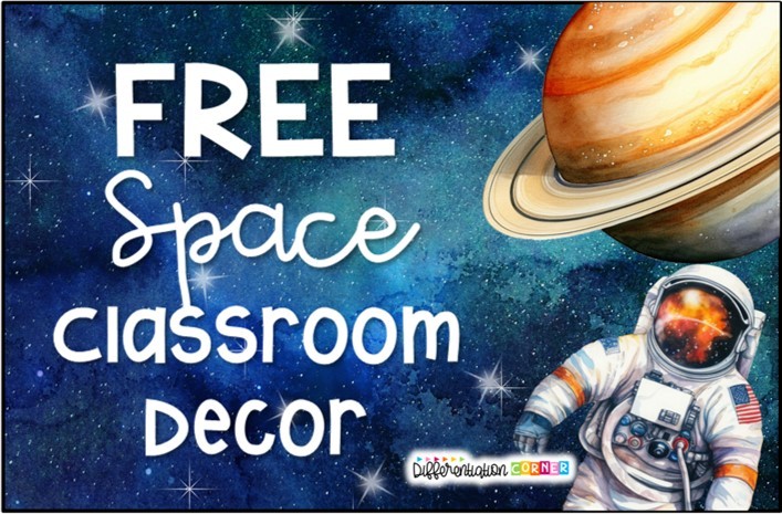 space theme classroom space theme for classroom Free space classroom decor